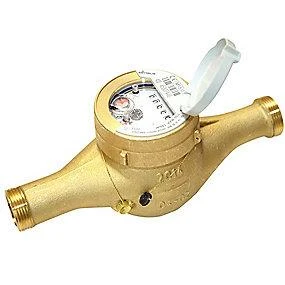 Sensus 420 Vingehjulsmåler Q3=6,3 (QN3,5) L-260, DN25, 1 1/4''RG, R160, Messing, Vådløber, Koldt Vand Til 50°. 1 Sensus 420 Vingehjulsmåler Q3=6,3 (QN3,5) L-260, DN25, 1 1/4''RG, R160, Messing, Vådløber, Koldt Vand Til 50°.