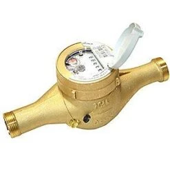 Sensus 420 Vingehjulsmåler Q3=10 (QN6,3) L-260, DN32, 1 1/2''RG, R160, Messing, Vådløber, Koldt Vand Til 50°.