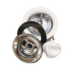 Karfa Bundventil 1 1/4" T/håndvask Lige. Uden Overløb