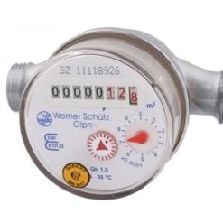 Varmtvandsmåler Qn1,5 (Q3 2,5) 110mm X 1/2", Universal