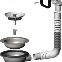 Panda Strainer Afløbssæt 3 1/2" ST MA